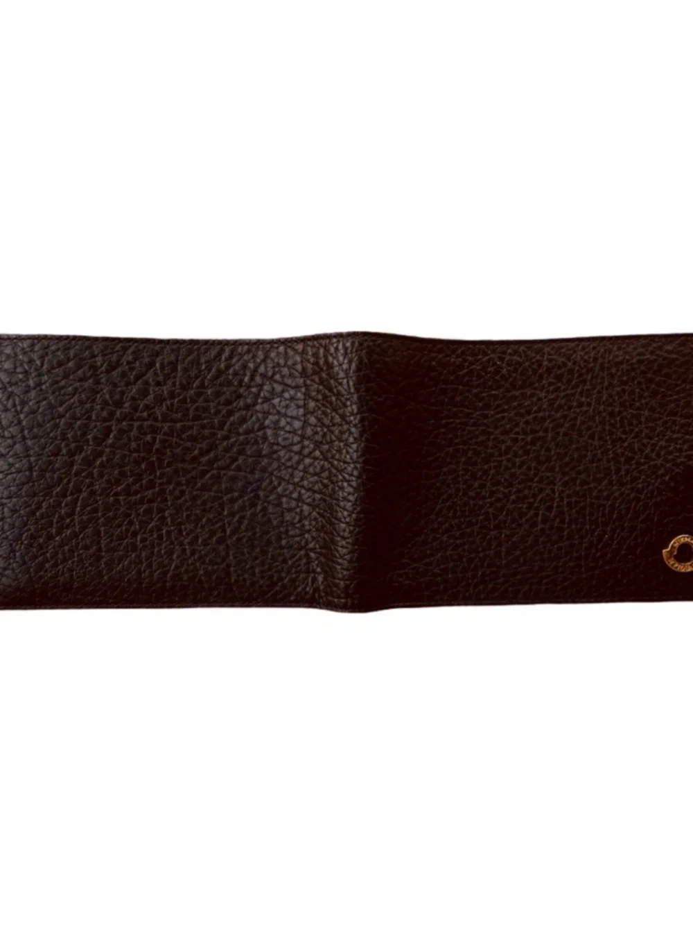 NIKOLAI by PIQUADRO Men’s Black Leather Bifold Wallet 5 1/4”x 3 3/4” Italy